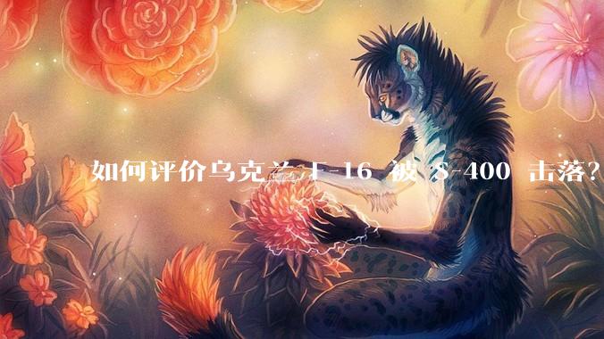 如何评价乌克兰 F-16 被 S-400 击落？
