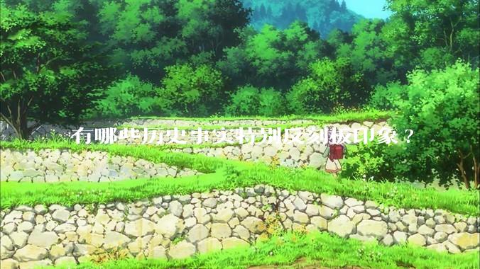 有哪些历史事实特别反刻板印象?