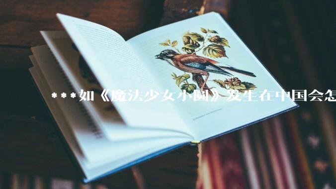 ***如《魔法少女小圆》发生在中国会怎么样？