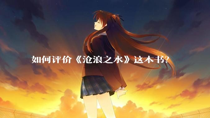 如何评价《沧浪之水》这本书？