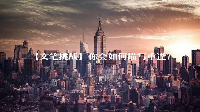 【文笔挑战】你会如何描写重逢？
